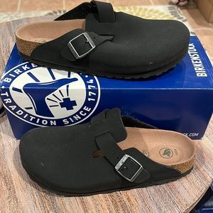 Birkenstock Boston BS black vegan